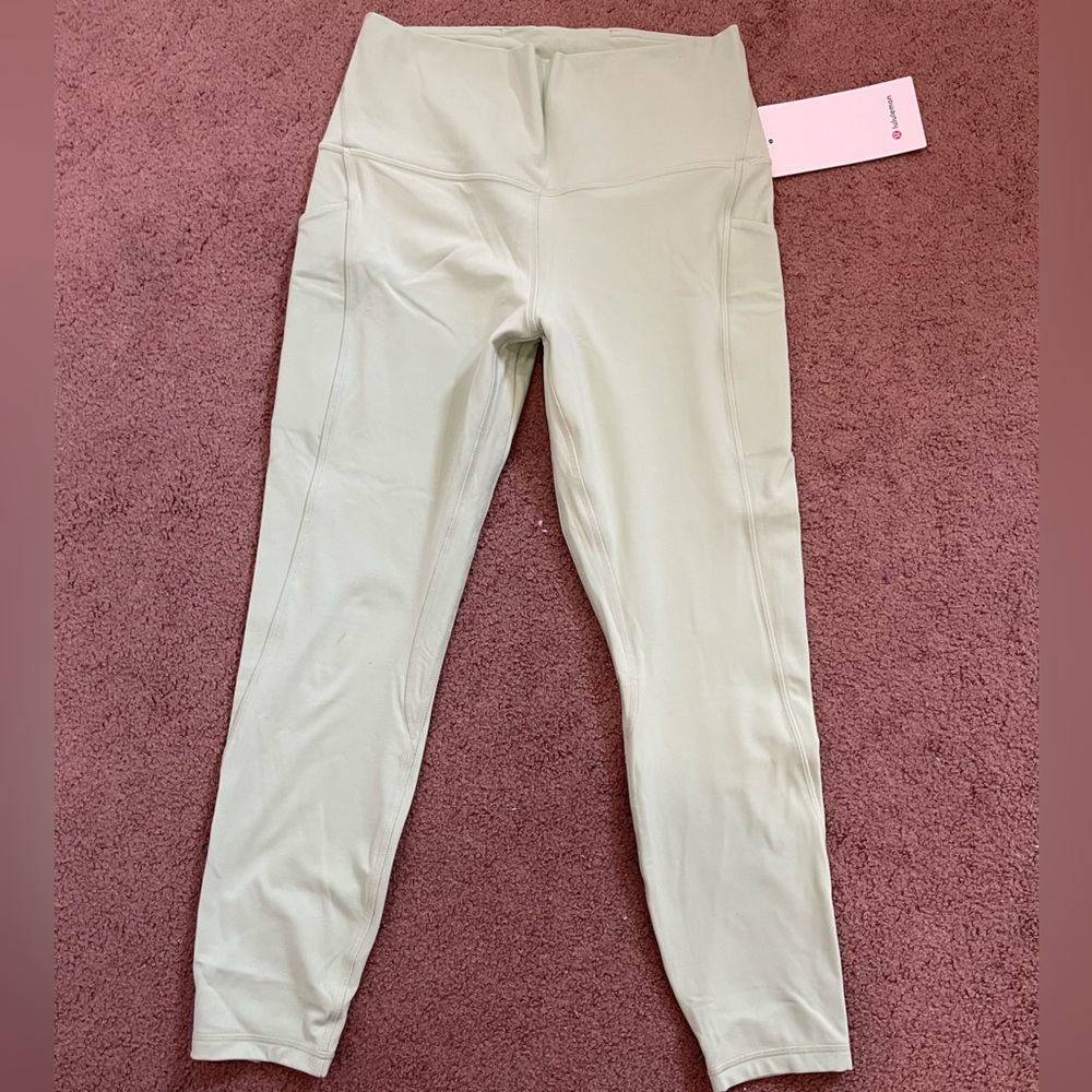Lululemon Align High-Rise Pant with Pockets 25” - Size 10 - Creamy Mint